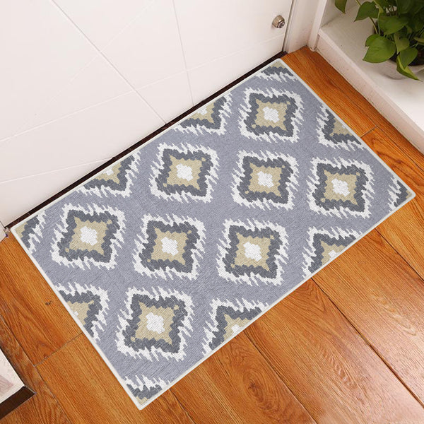 Sussexhome Tetra Multi Collection 2 x 3 Foot Heavy Duty Low Pile  Landing Rug Runner