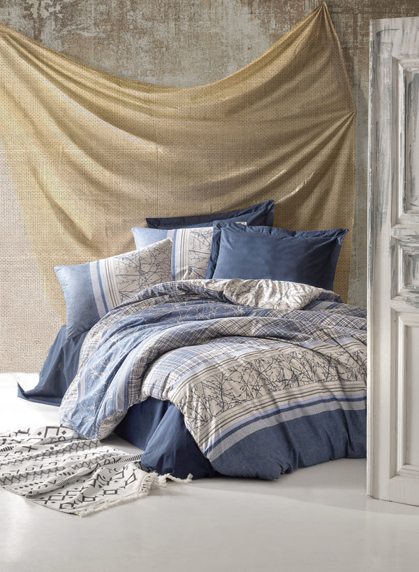 Blue Fall Duvet Cover Set | Blue