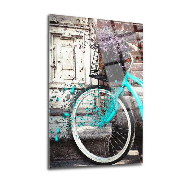 Bike and Flower Wall Decor