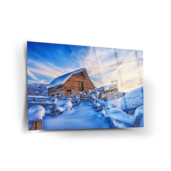 Winter House Wall Decor