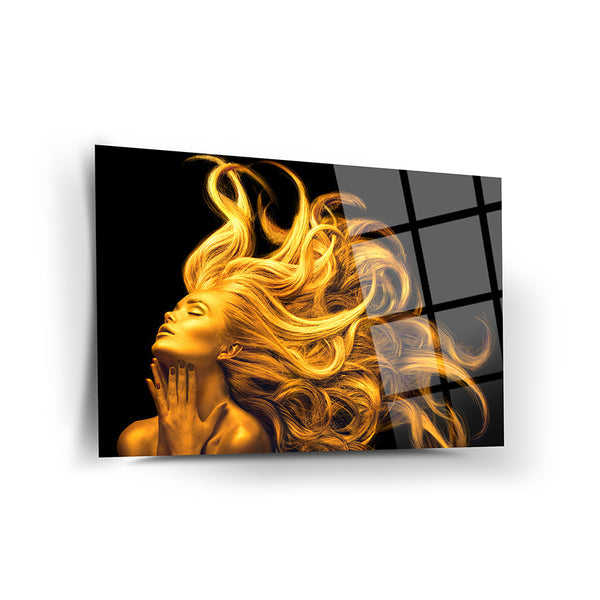 Golden Woman Wall Decor