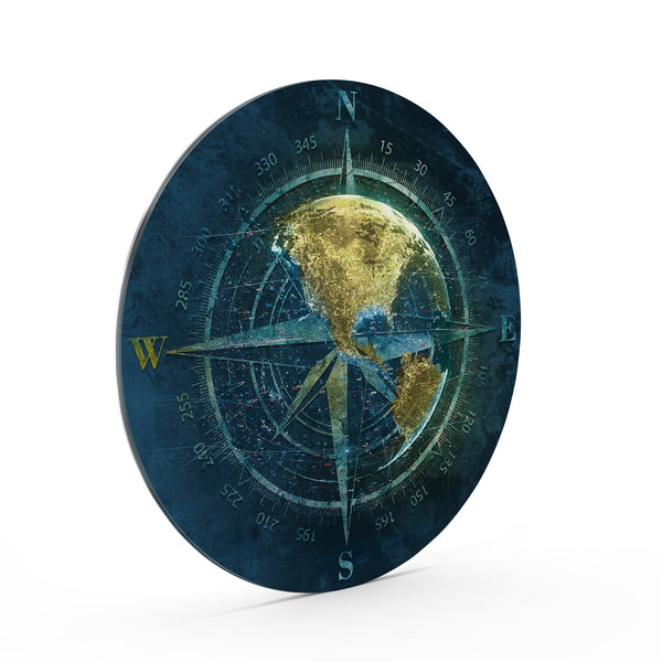 World Compass Wall Decor