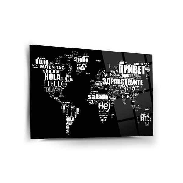 World Map Wall Decor