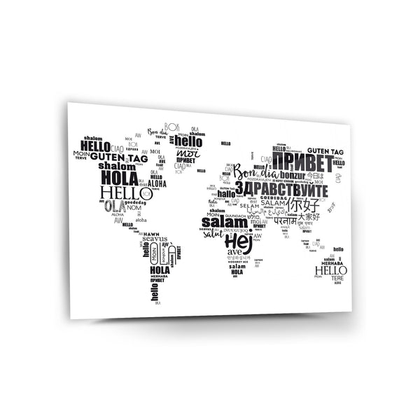 World Map Wall Decor