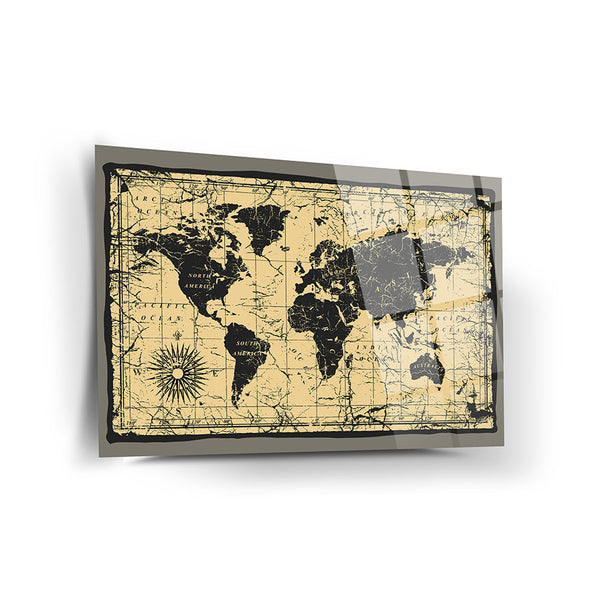 World Map Wall Decor