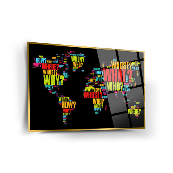 World Map Wall Decor