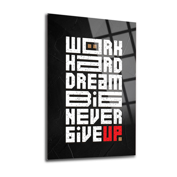 Work Hard Wall Decor