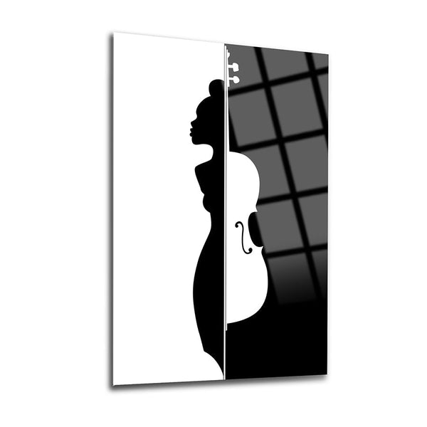 Woman Violin Wall Decor