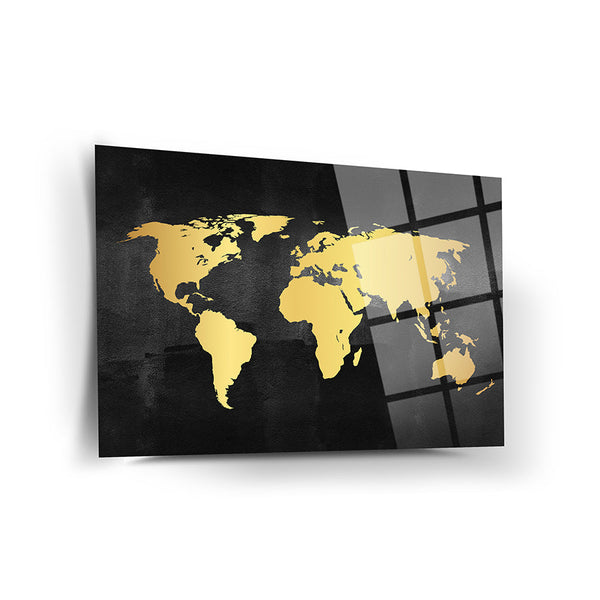 World Map Wall Decor