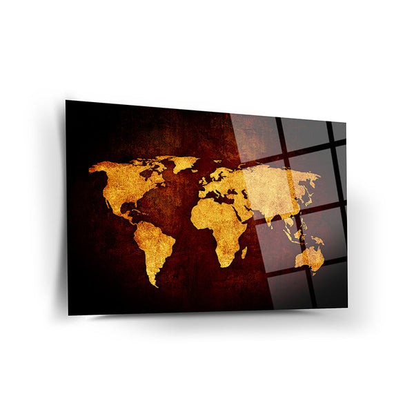 World Map Wall Decor