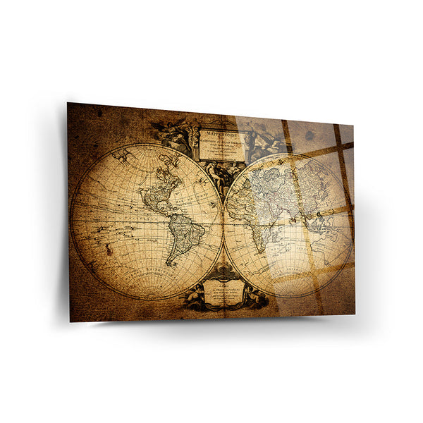 World Map Wall Decor