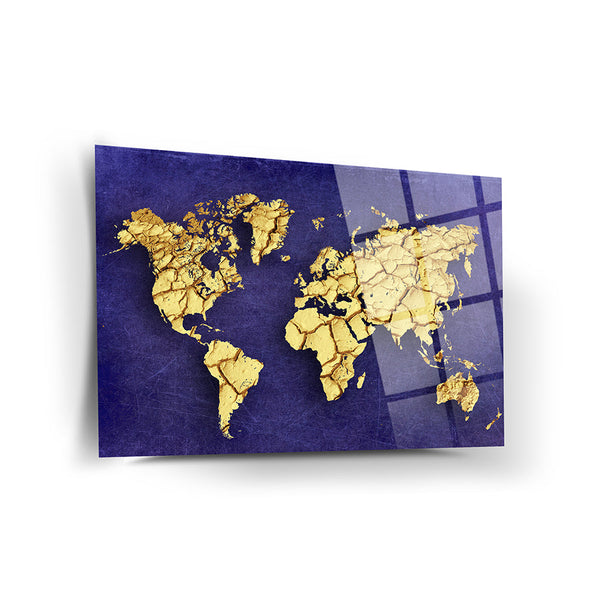 World Map Wall Decor