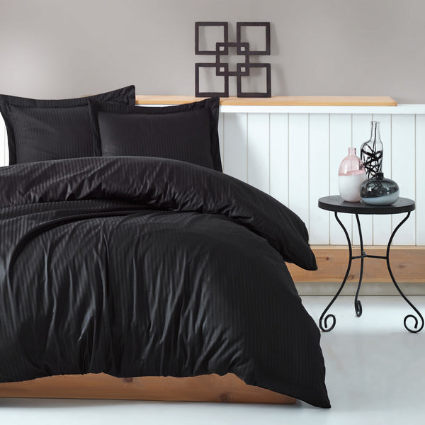 SUSSEXHOME Elegant Satin Duvet Cover Set