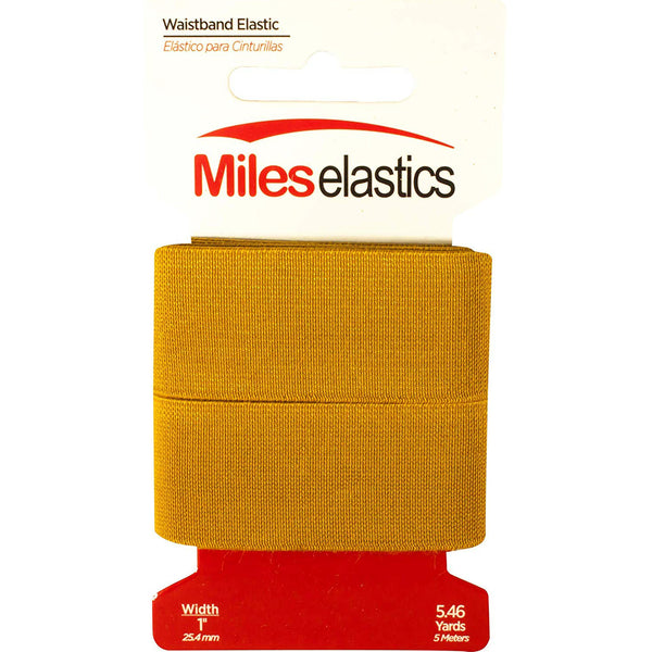 Miles Elastic Waistband Elastic 1/2" (12,7 mm) by 5,46 Yards (5 Meter) – Several Colors