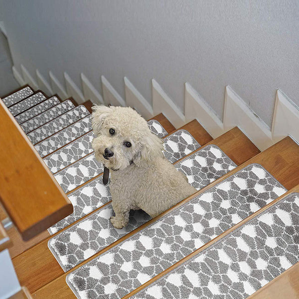 Stair Treads Rug 9"x27" Figure Collection | In Various Colors - Clearance