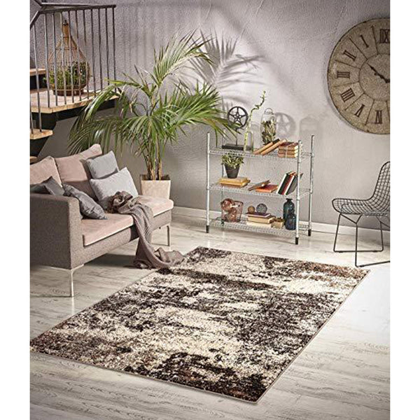 Homeward Collection Non-Skid Area Rug | 5X7 Ft. | Beige