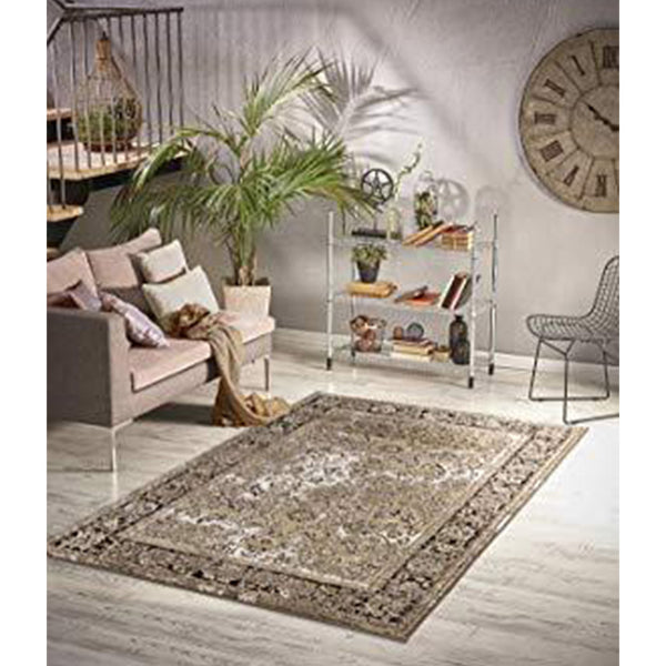 Homeward Collection Non-Skid Area Rug | 5X7 Ft. | Coffee