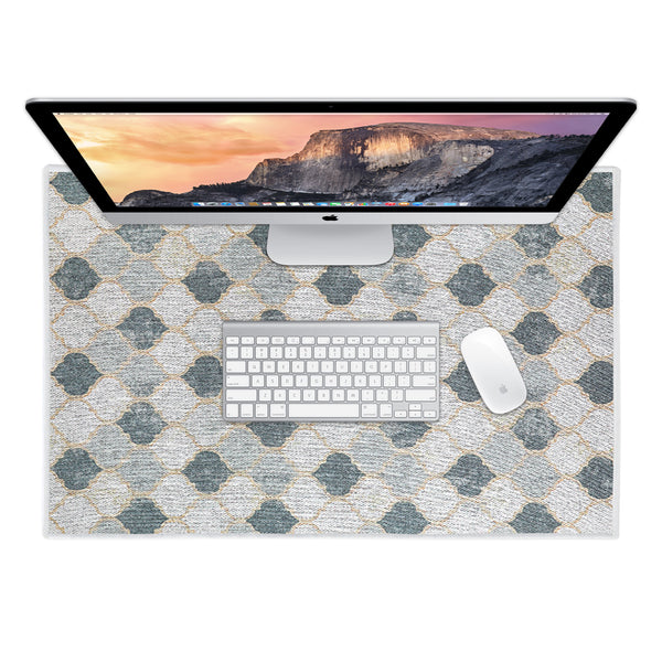 Sussexhome Moroccan Design Large Mouse Pad for Desk - Cotton Mousepad for Desktop, Table, Office Desk Pad- 20" x 31.5"