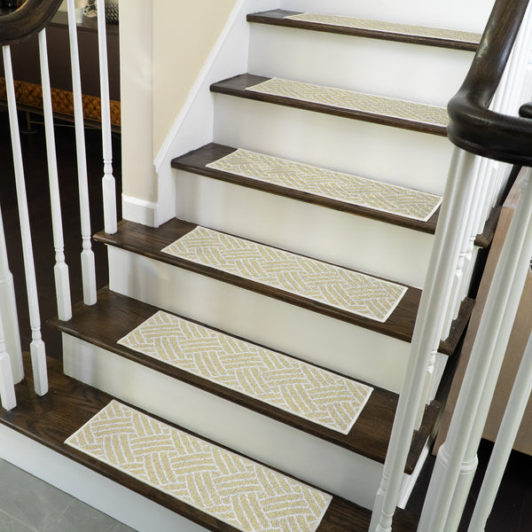 New Age Sisal Design 9" X 28" Stair Treads