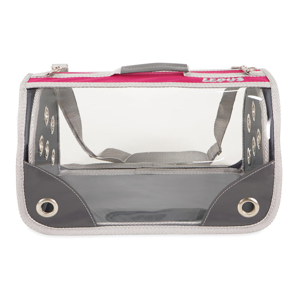 Clear Small Pet Carrier for Small Dogs and Cats - 7.9 x 13.8 x 7.9 Inch