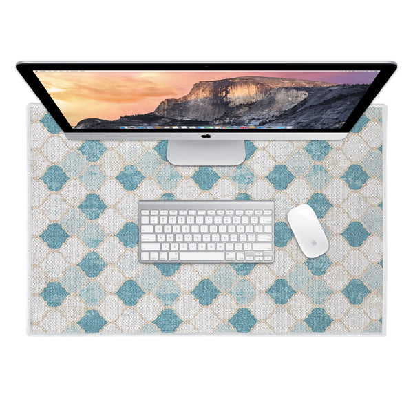 Sussexhome Moroccan Design Large Mouse Pad for Desk - Cotton Mousepad for Desktop, Table, Office Desk Pad- 20" x 31.5"