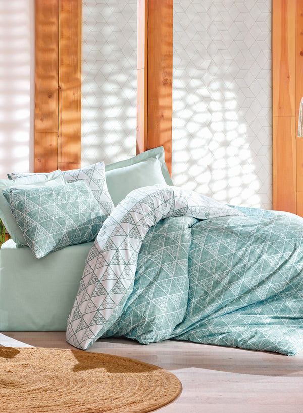 Mint Waives Duvet Cover Set | Mint