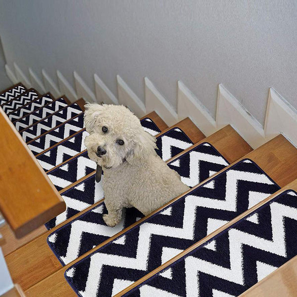 Stair Treads Rug 9"x27" Modern Collection | In Various Colors - Clearance