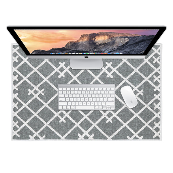 Sussexhome Geometric Design  Large Mouse Pad for Desk - Cotton Mousepad for Desktop, Table, Office Desk Pad- 20" x 31.5"