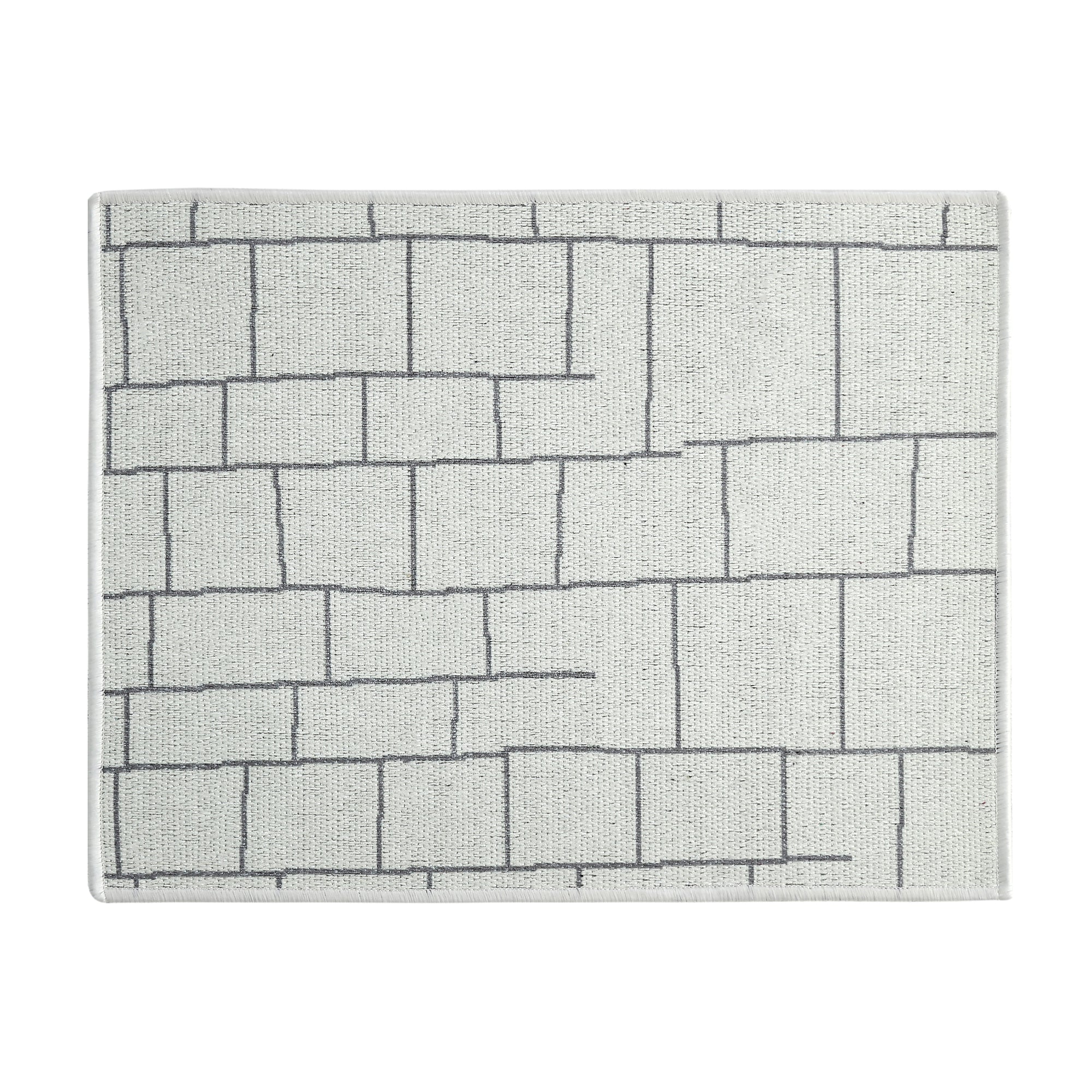 SUSSEXHOME 18 in. x 24 in. Gray Super-Absorbent Washable Cotton