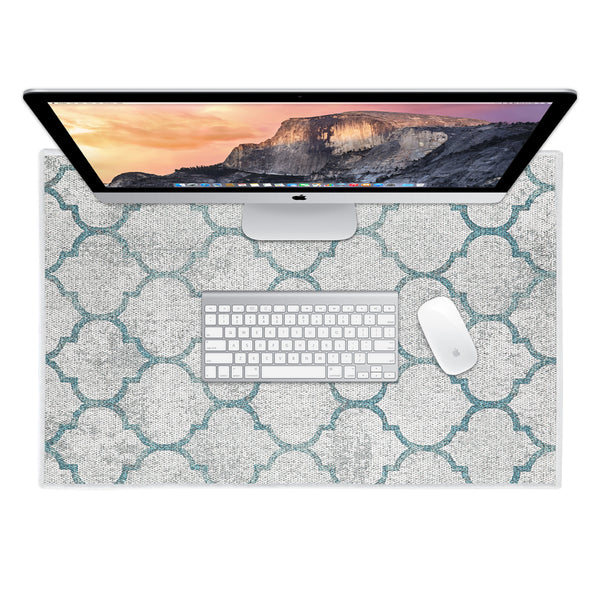 Sussexhome Geometric Design Large Mouse Pad for Desk - Cotton Mousepad for Desktop, Table, Office Desk Pad- 20" x 31.5"