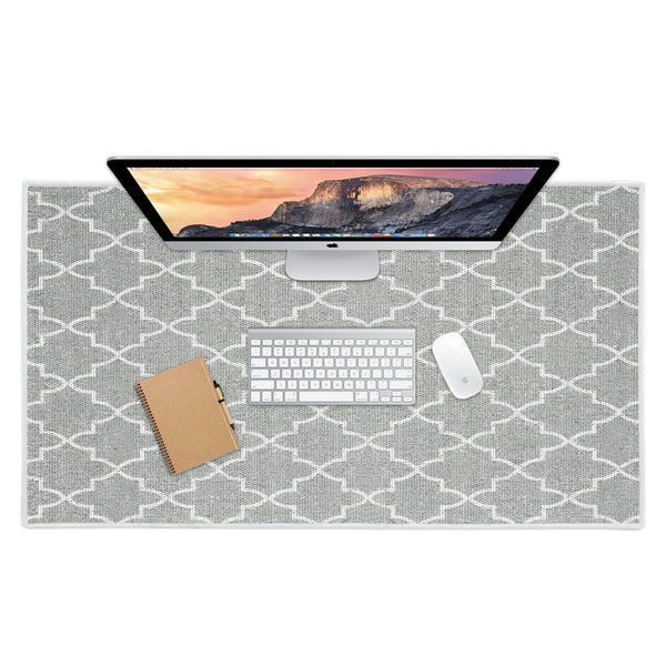 Sussexhome Geometric Design Large Mouse Pad for Desk - Cotton Mousepad for Desktop, Table, Office Desk Pad-24" x 44"