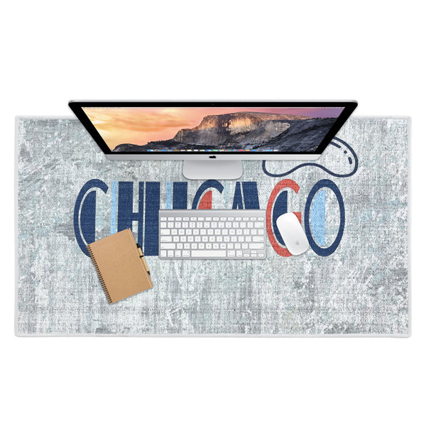 Sussexhome Chicago Design Large Mouse Pad for Desk - Cotton Mousepad for Desktop, Table, Office Desk Pad- 24" x 44"