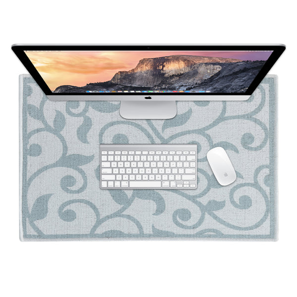 Sussexhome Floral Design Large Mouse Pad for Desk - Cotton Mousepad for Desktop, Table, Office Desk Pad- 20" x 31.5"