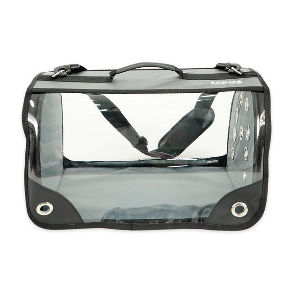 Clear Large Pet Carrier for Small Dogs and Cats - 11 x 17.7 x 11 Inch