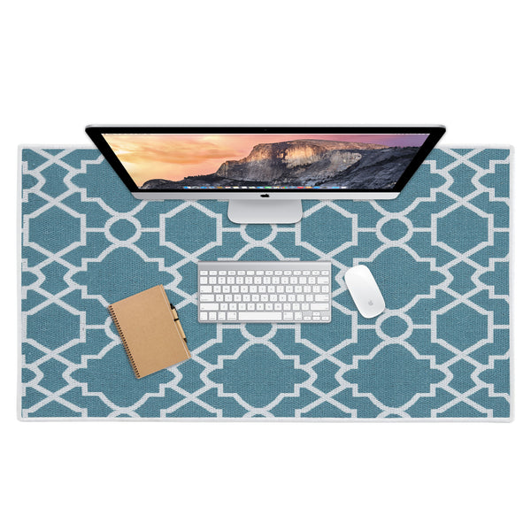 Sussexhome Geometric Graphic Design Large Mouse Pad for Desk - Cotton Mousepad for Desktop, Table, Office Desk Pad- 24" x 44"