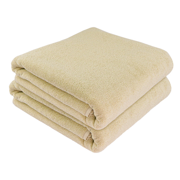 SussexHome Hotel-Quality 2 Piece Of Large Bath Towels - 40 x 80 Inches Solid Design