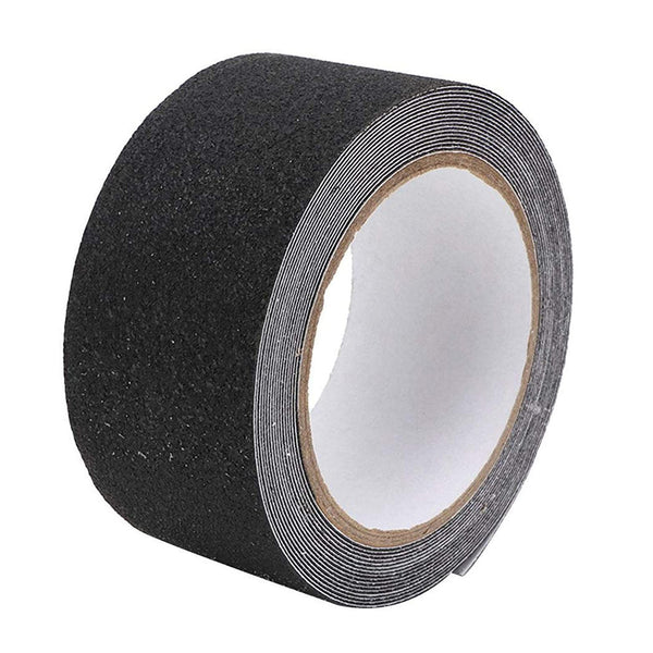 Non-Slip Grip Tape - Waterproof Non-Skid Adhesive Tape For Stairs - 2"X35' Roll, Black