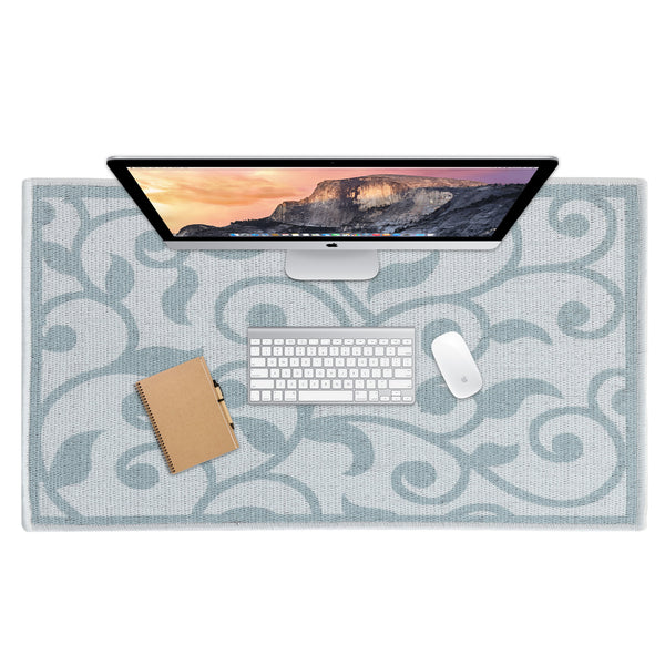 Sussexhome Floral Design Large Mouse Pad for Desk - Cotton Mousepad for Desktop, Table, Office Desk Pad-24" x 44"