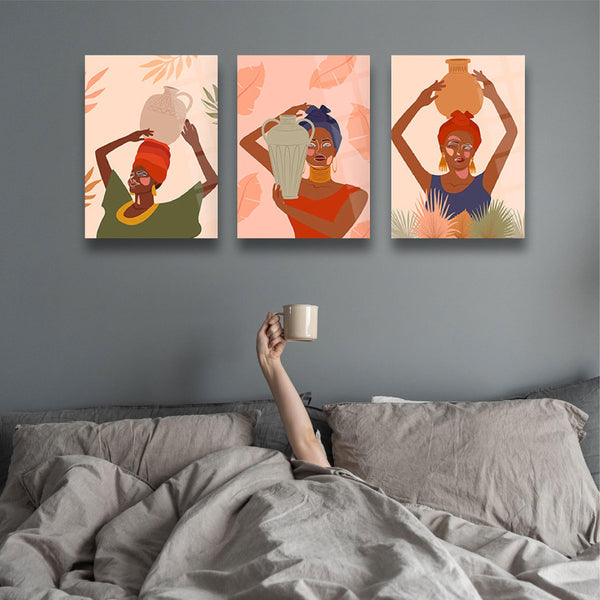 African Woman Wall Decor