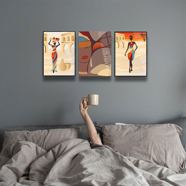 African Woman Wall Decor