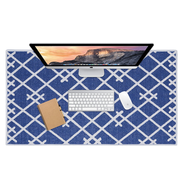 Sussexhome Geometric Design Large Mouse Pad for Desk - Cotton Mousepad for Desktop, Table, Office Desk Pad- 24" x 44"