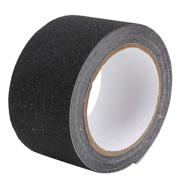 Non-Slip Grip Tape - Waterproof Non-Skid Adhesive Tape For Stairs - 4"X35' Roll, Black