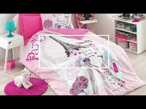 Pink Paris Duvet Cover Set | Pink