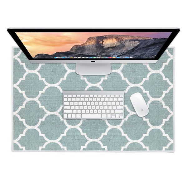 Sussexhome Geometric Design Large Mouse Pad for Desk - Cotton Mousepad for Desktop, Table, Office Desk Pad- 20" x 31.5"