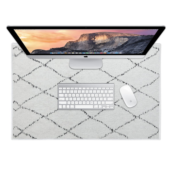 Sussexhome Moroccan Trellis Design Large Mouse Pad for Desk - Cotton Mousepad for Desktop, Table, Office Desk Pad- 20" x 31.5"