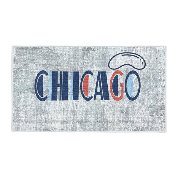 Chicago Design Multipurpose Floor Mat | 24"x44" | Multicolor