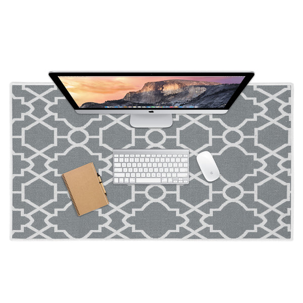 Sussexhome Geometric Graphic Design Large Mouse Pad for Desk - Cotton Mousepad for Desktop, Table, Office Desk Pad- 24" x 44"